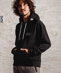 mpa4159-cursive embroidery back fleece parka パーカー(1M26A050)