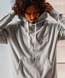 mpa4159-cursive embroidery back fleece parka パーカー(1M26A050)