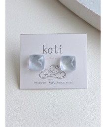 【koti】Valo aurora square ピアス(MA)