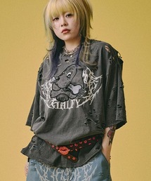 A'GEM/9 × .kom 『GALFY/ガルフィー』病みに溶かされし大ダメージTシャツ