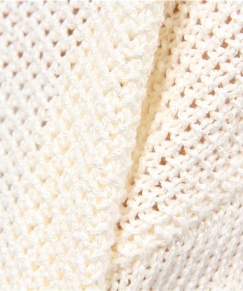 ROPE' PICNIC（ロペピクニック）の「ファンシーヤーンカノコ編ニット（ニット/セーター・レディース・サンドベージュ/ベージュ/ブルー・38）」の10枚目の写真