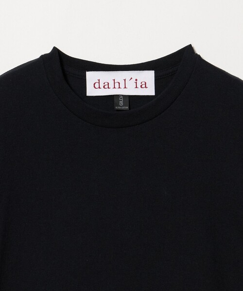 dahl'ia(ダリア)の「【WEB限定】<dahl’ia>フリル ショートスリーブ Tシャツ(Tシャツ/カットソー・レディース・ブラック/ダークグレー・FREE)」の17枚目の写真