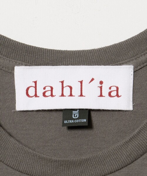 dahl'ia(ダリア)の「【WEB限定】<dahl’ia>フリル ショートスリーブ Tシャツ(Tシャツ/カットソー・レディース・ブラック/ダークグレー・FREE)」の19枚目の写真