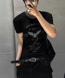 ヴィンテージイーグルクロップマッスルフィットTシャツ