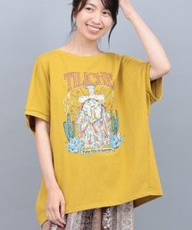汗染み防止ティリチェプリントプルオーバー