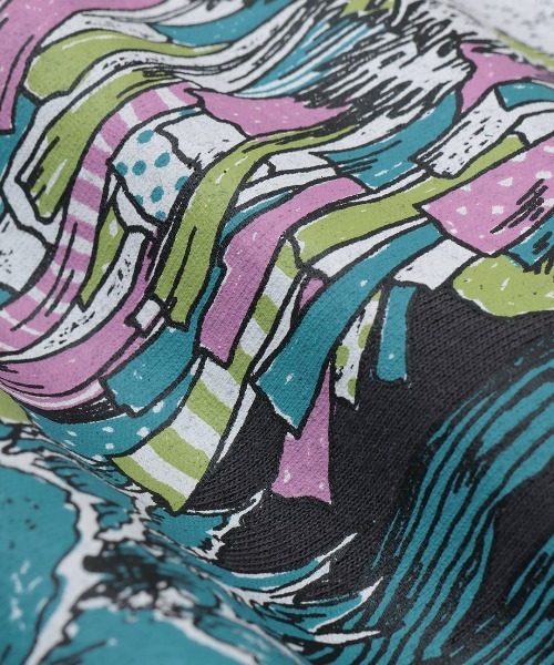 チチカカ(チチカカ)の「汗染み防止ティリチェプリントプルオーバー(Tシャツ/カットソー・レディース・マスタード/アイボリー/チャコールグレー・FREE)」の18枚目の写真