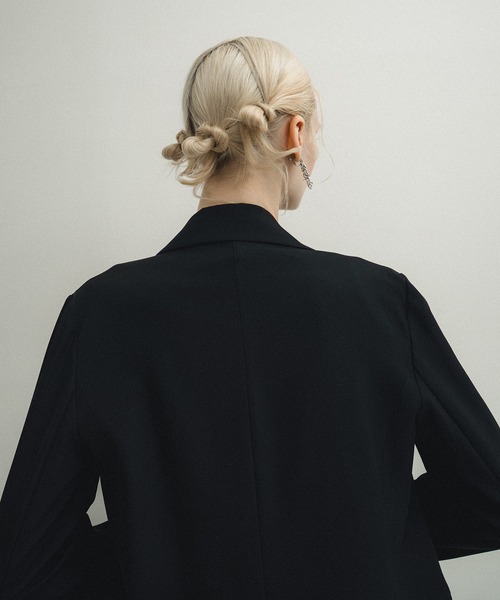 et.UNiVER(エトユニベール)の「Minimal drape set up(ドレス・レディース・ブルー/ブラウン/ブラック・MEDIUM/SMALL/LARGE)」の9枚目の写真