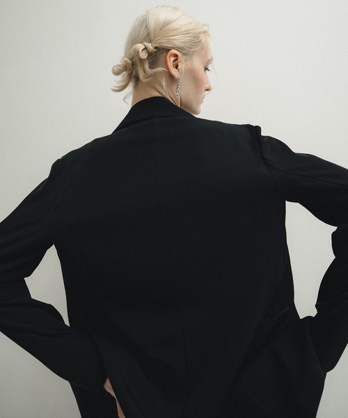 et.UNiVER(エトユニベール)の「Minimal drape set up(ドレス・レディース・ブルー/ブラウン/ブラック・MEDIUM/SMALL/LARGE)」の10枚目の写真