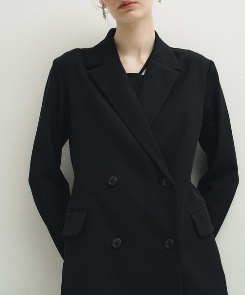 et.UNiVER(エトユニベール)の「Minimal drape set up(ドレス・レディース・ブルー/ブラウン/ブラック・MEDIUM/SMALL/LARGE)」の17枚目の写真