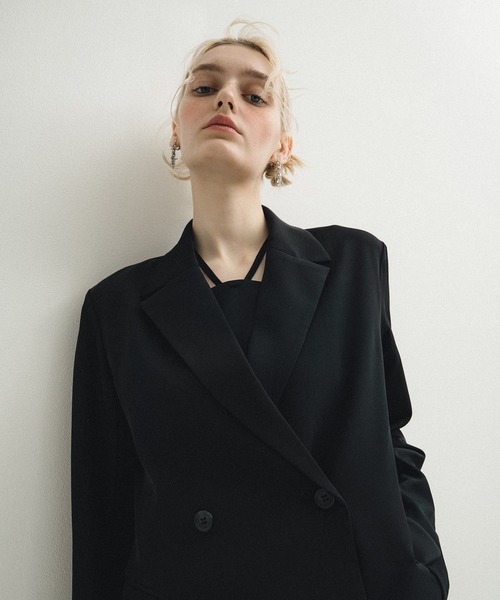 et.UNiVER(エトユニベール)の「Minimal drape set up(ドレス・レディース・ブルー/ブラウン/ブラック・MEDIUM/SMALL/LARGE)」の20枚目の写真