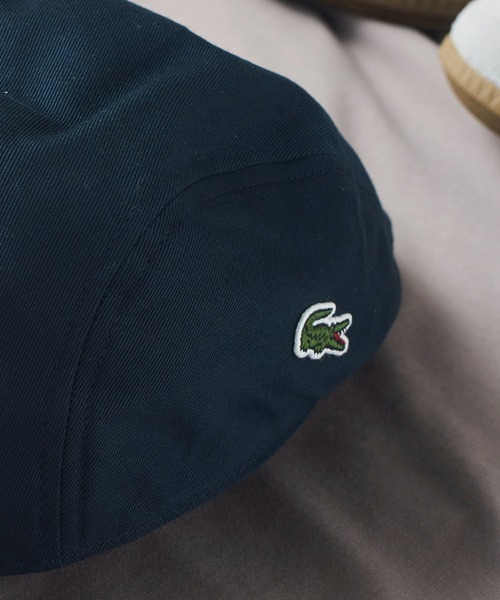 LACOSTE(ラコステ)の「【LACOSTE】COTTON LOGO HUNTING L1130(ハンチング/ベレー帽・メンズ・ブラック/ネイビー・FREE)」の3枚目の写真