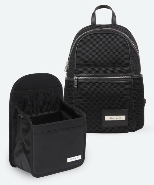 q bag paris｜キューバッグ パリのバックパック/リュック（ブラック