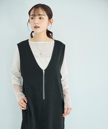 mil（ミル）の「サロペットスカート（ジャンパースカート）」