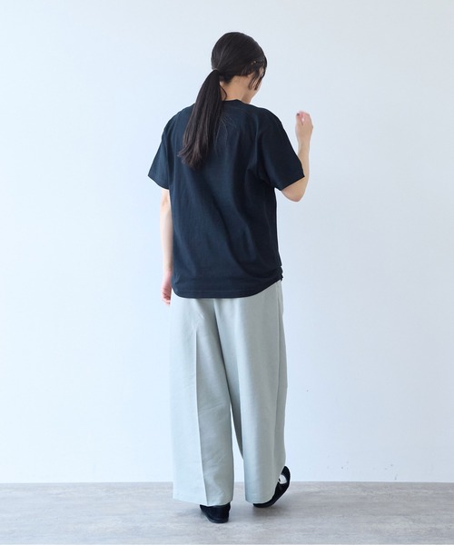yuni(ユニ )の「CHORUS embroidery Tシャツ【web限定ブラック】(Tシャツ/カットソー・レディース・ブラック・FREE)」の7枚目の写真