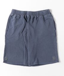 Edge embroidery pigment half pants