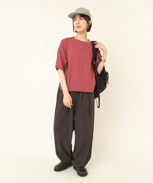 RNA-N(アールエヌエーエヌ)の「R4482 コットンレーヨン2タックジョガーパンツ(その他パンツ・レディース・グレイッシュベージュ/オリーブ/チャコール・FREE)」の8枚目の写真
