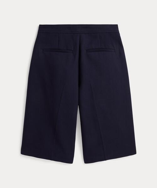 POLO RALPH LAUREN(ポロ ラルフ ローレン)の「コットンウール Beaton キュロット パンツ(その他パンツ・レディース・ネイビー系1・2/0/4/6)」の4枚目の写真