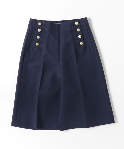 POLO RALPH LAUREN(ポロ ラルフ ローレン)の「コットンウール Beaton キュロット パンツ(その他パンツ・レディース・ネイビー系1・2/0/4/6)」の3枚目の写真