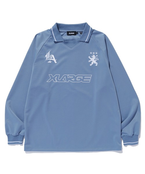 XLARGE（エクストララージ）の「LA SOCCER JERSEY（Tシャツ/カットソー・メンズ・ブラック/ライトブルー・L/M/S/XL）」の11枚目の写真