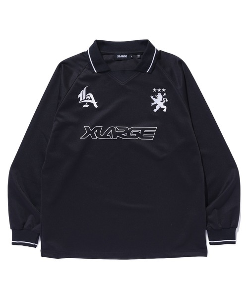 XLARGE（エクストララージ）の「LA SOCCER JERSEY（Tシャツ/カットソー・メンズ・ブラック/ライトブルー・L/M/S/XL）」の12枚目の写真