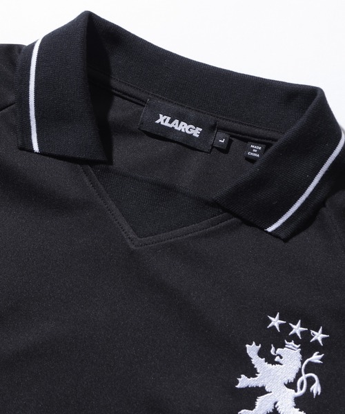 XLARGE（エクストララージ）の「LA SOCCER JERSEY（Tシャツ/カットソー・メンズ・ブラック/ライトブルー・L/M/S/XL）」の3枚目の写真