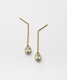Chain Pierce - Oval CZ