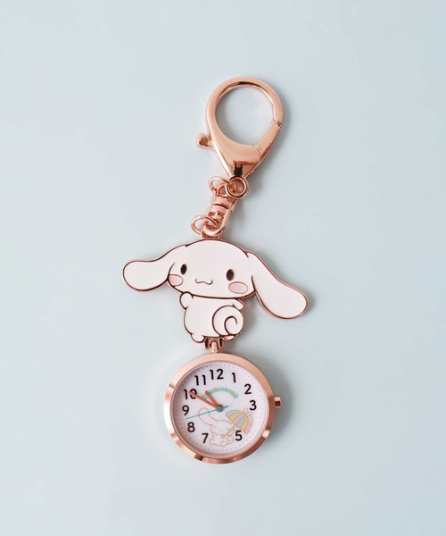 sanrio(サンリオ)の「〈SANRIO/サンリオ〉エポチャームウォッチ S SNR009(アナログ腕時計・レディース・ホワイト×ブラック/イエロー/ホワイト×レッド/ピンク/ブルーグリーン/ホワイト/ブラック・ONE SIZE)」の2枚目の写真