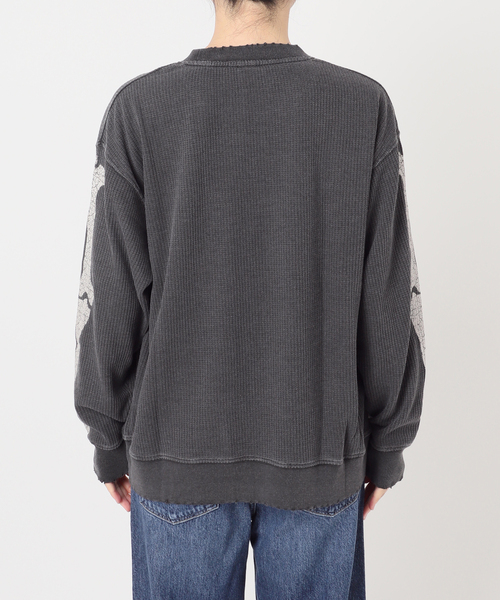 SCREEN STARS(スクリーンスターズ)の「SCREEN STARS 別注 グラインダーワッフル ロンTEE / SCREEN STRAS EX WAFFLE(Tシャツ/カットソー・メンズ・ブラック/ブラウン/グレー・MEDIUM/LARGE)」の7枚目の写真
