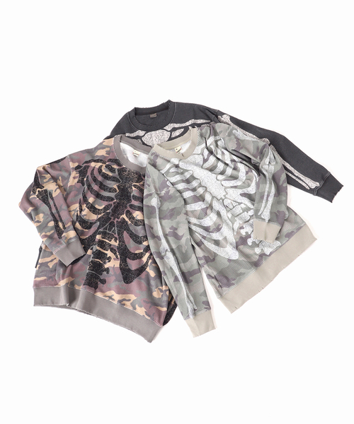 SCREEN STARS(スクリーンスターズ)の「SCREEN STARS 別注 グラインダーワッフル ロンTEE / SCREEN STRAS EX WAFFLE(Tシャツ/カットソー・メンズ・ブラック/ブラウン/グレー・MEDIUM/LARGE)」の18枚目の写真