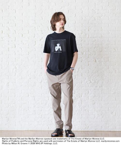 TAKEO KIKUCHI(タケオキクチ)の「【別注】マリリン・モンロー/フォトTシャツ(Tシャツ/カットソー・メンズ・ホワイト系1/ブラック/ホワイト/ブラック系・02/03/04/01)」の18枚目の写真