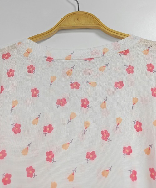 ReRe(リリ)の「総柄シアー長袖カットソー(Tシャツ/カットソー・レディース・E/G/D/C/B/A/F・FREE)」の13枚目の写真