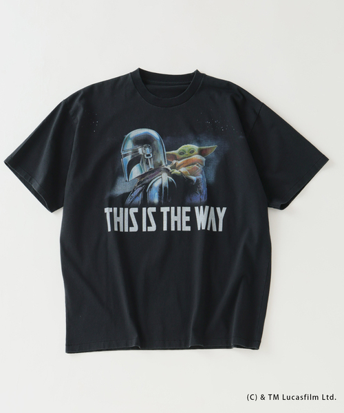 STAR WARS(スターウォーズ)の「スター・ウォーズ/マンダロリアン・アンド・グローグー 別注 プリントTシャツ(Tシャツ/カットソー・メンズ・アイボリー/ホワイト/ブラック・LARGE/MEDIUM)」の3枚目の写真