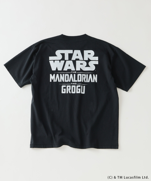 STAR WARS(スターウォーズ)の「スター・ウォーズ/マンダロリアン・アンド・グローグー 別注 プリントTシャツ(Tシャツ/カットソー・メンズ・アイボリー/ホワイト/ブラック・LARGE/MEDIUM)」の8枚目の写真