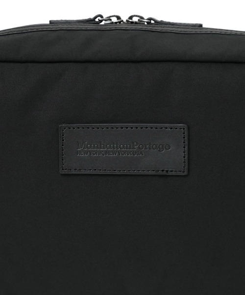 Manhattan Portage BLACK LABEL(マンハッタンポーテージ ブラックレーベル)の「NORFOLK BAG (L) MILLERAIN(ショルダーバッグ・メンズ・ブラック/ブラウン・SMALL)」の10枚目の写真