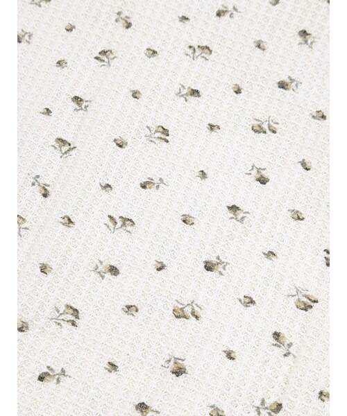 JEMORGAN(ジェーイーモーガン)の「【JEMORGAN LONG JOHNS】 CVCワッフル 花柄ラグランパック入りロンT(JD073-59S)(Tシャツ/カットソー・レディース・ホワイト系1/ホワイト系2・フリー)」の7枚目の写真