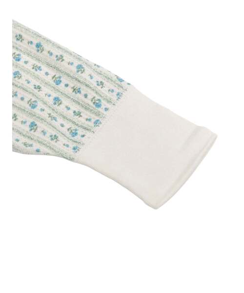 JEMORGAN(ジェーイーモーガン)の「【JEMORGAN LONG JOHNS】 CVCワッフル 花柄ラグランパック入りロンT(JD073-59S)(Tシャツ/カットソー・レディース・ホワイト系1/ホワイト系2・フリー)」の11枚目の写真