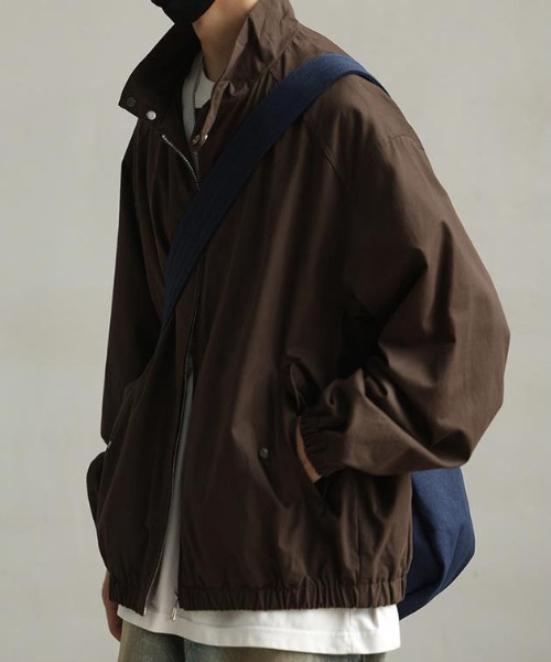 DOUBLE STEAL（ダブルスティール）の「DSスタンドカラージップブルゾン（ブルゾン・メンズ・ベージュ/ブラウン・X-LARGE/LARGE/MEDIUM）」の3枚目の写真