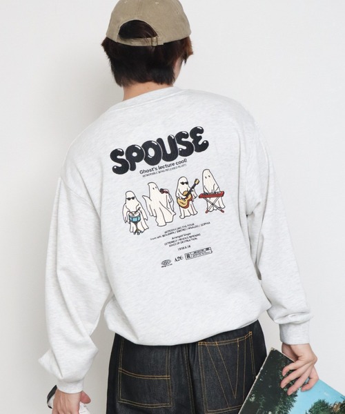POWER TO THE PEOPLE(パワートゥーザピープル)の「オバケバンド刺繍スウェット(スウェット・メンズ・ダークグリーン/ネイビー/キナリ・MEDIUM/LARGE/X-LARGE)」の18枚目の写真