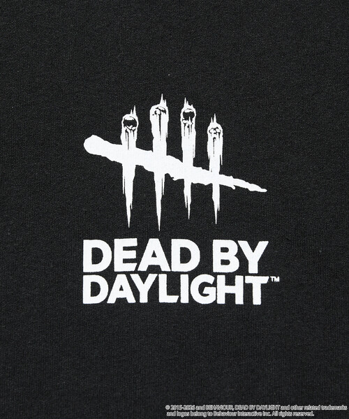 FREAK'S STORE(フリークスストア)の「DEAD BY DAYLIGHT 別注 THE HUNTRESS バックプリント クルーネックTシャツ(Tシャツ/カットソー・メンズ・ブラック/ホワイト・MEDIUM/LARGE/X-LARGE)」の6枚目の写真