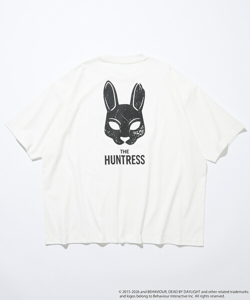 FREAK'S STORE(フリークスストア)の「DEAD BY DAYLIGHT 別注 THE HUNTRESS バックプリント クルーネックTシャツ(Tシャツ/カットソー・メンズ・ブラック/ホワイト・MEDIUM/LARGE/X-LARGE)」の10枚目の写真