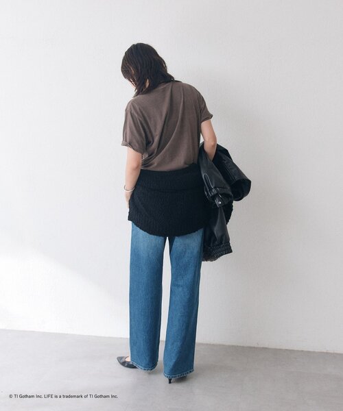 RIVE DROITE(リヴドロワ)の「【LIFE PC】 Focus Photo Tee(夏服/秋服)(Tシャツ/カットソー・レディース・ベージュ/ホワイト/ブラウン・FREE)」の15枚目の写真