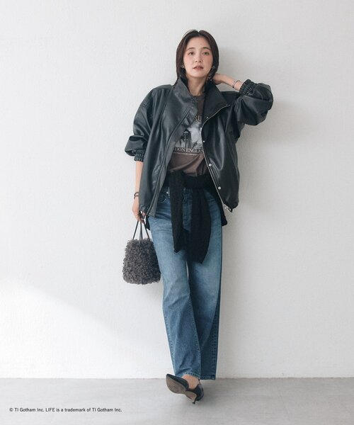 RIVE DROITE(リヴドロワ)の「【LIFE PC】 Focus Photo Tee(夏服/秋服)(Tシャツ/カットソー・レディース・ベージュ/ホワイト/ブラウン・FREE)」の19枚目の写真