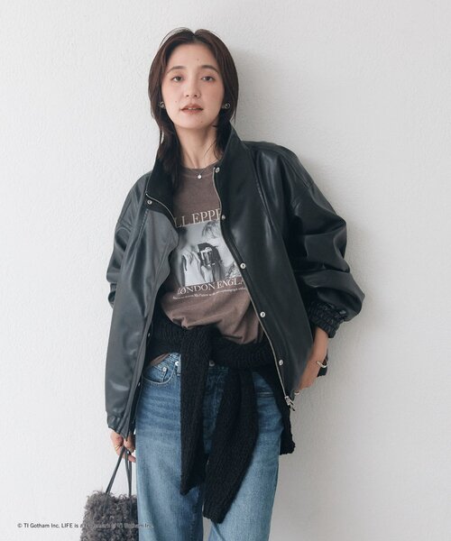 RIVE DROITE(リヴドロワ)の「【LIFE PC】 Focus Photo Tee(夏服/秋服)(Tシャツ/カットソー・レディース・ベージュ/ホワイト/ブラウン・FREE)」の20枚目の写真