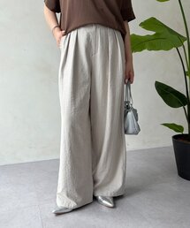 Jena espace merveilleux | ピーチスキンタックパンツ(その他パンツ)
