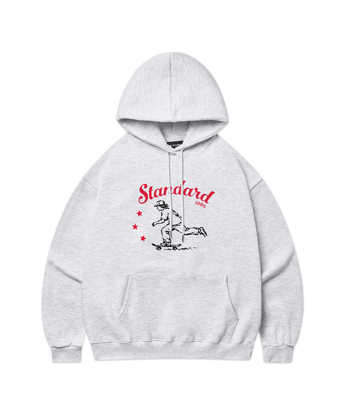 1989STANDARD(1989スタンダード)の「1989 SUBCULTURE フードパーカー (STHSTD-0264)(パーカー・メンズ・ネイビー/バーガンディー/ブラック/ダークグレー/ライトグレー/オートミール・MEDIUM/LARGE/X-LARGE)」の2枚目の写真