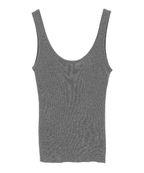 CLANE(クラネ)の「【CLANE/クラネ】BOTTOM CARDEGAN TANK SET/コットンウールカーディガンタンクトップセット(ニット/セーター・レディース・ブラウン/グレー/レッド・1)」の11枚目の写真