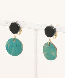 【irodori】marble 黒 earring