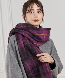 LE SOUK（ルスーク）の「ブークレーチェックマフラー（マフラー）」