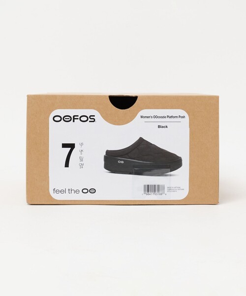 OOFOS(ウーフォス)の「<OOFOS>OOcoozie Posh Mule(スリッポン・レディース・ブラック・25cm/24cm/23cm)」の11枚目の写真