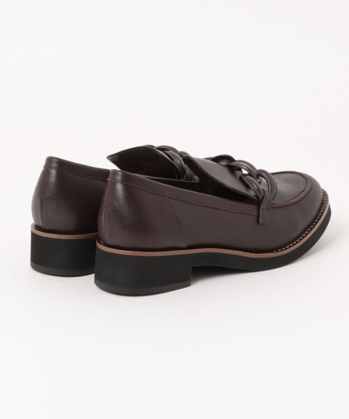 tsumori chisato WALK(ツモリチサトウォーク)の「チェーンモチーフローファー(ローファー・レディース・ブラック/ダークブラウン・22.0cm/23.0cm/23.5cm/24.5cm/24.0cm/22.5cm)」の3枚目の写真